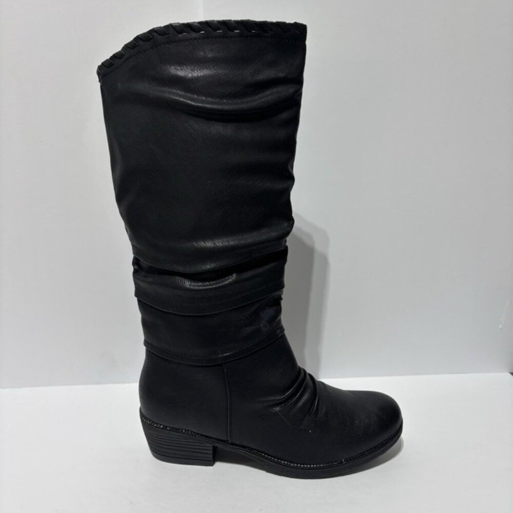 Kadi Maya Women’s 16YY28-1 Black Knee High Boots, Size 9.5 M